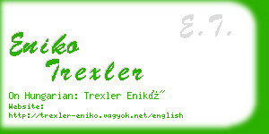 eniko trexler business card